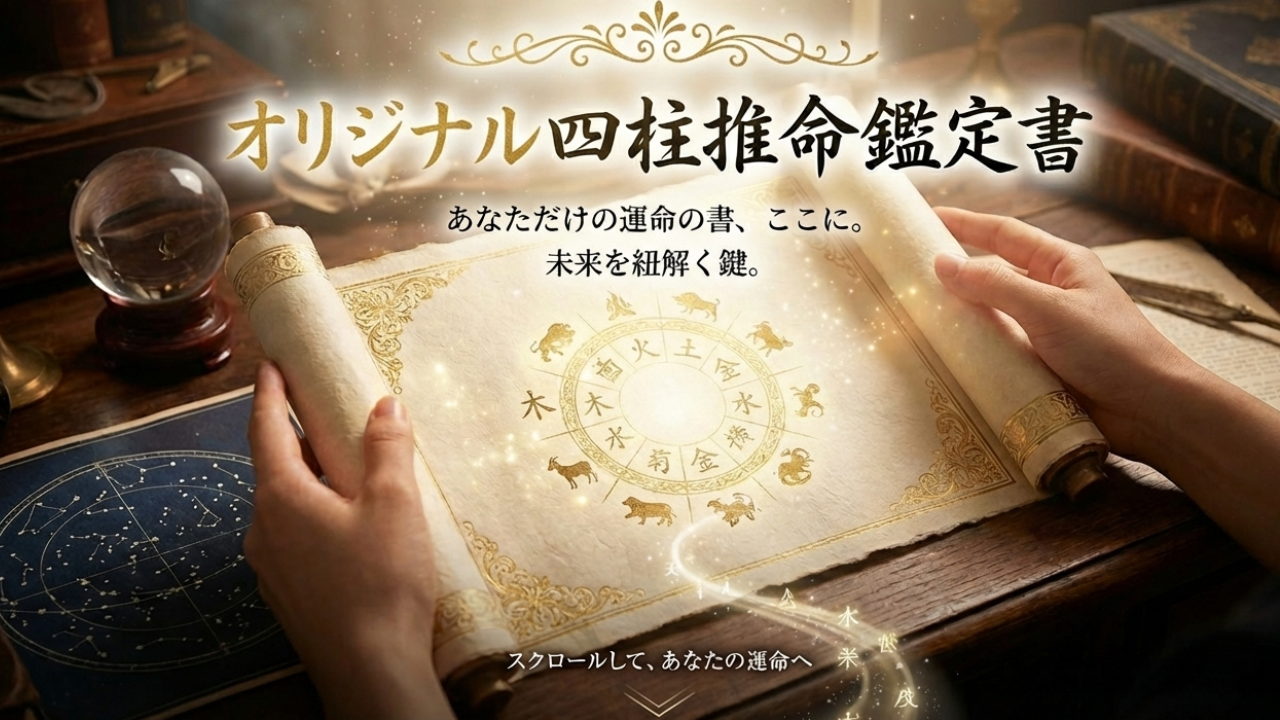 オリジナル四柱推命鑑定書